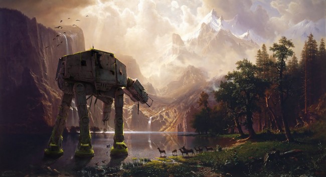 monsters invade famous paintings
