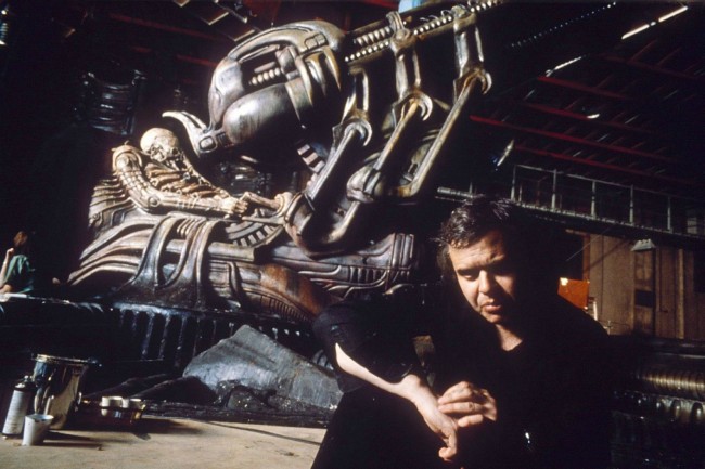 alien behind the scenes
