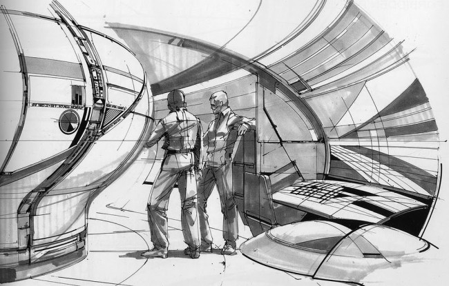 forbidden planet concept art
