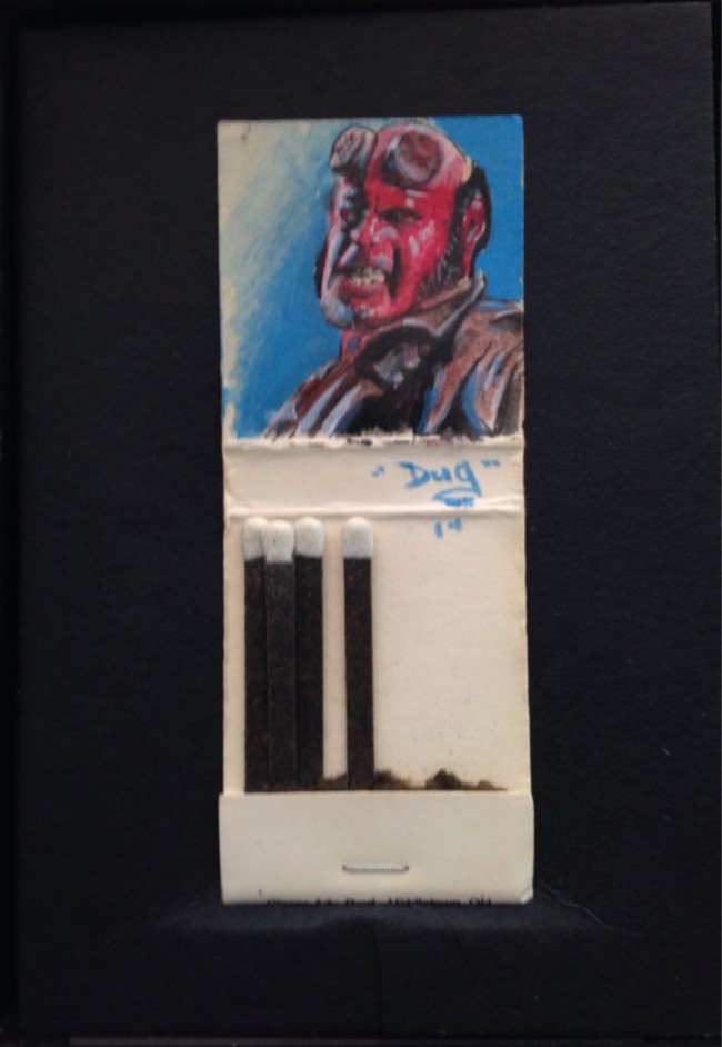 Geeky Matchbook Paintings