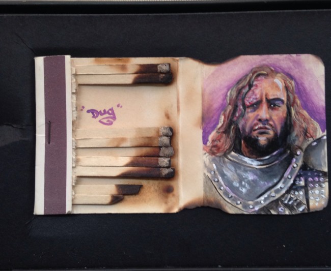 Geeky Matchbook Paintings