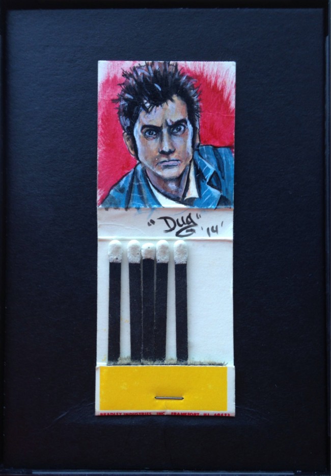 Geeky Matchbook Paintings