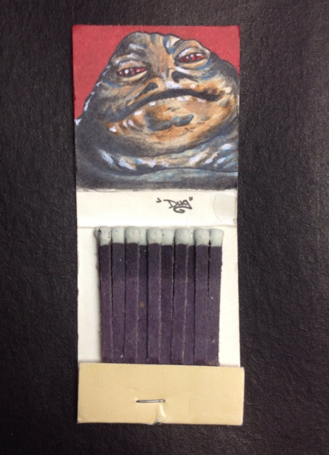 Geeky Matchbook Paintings