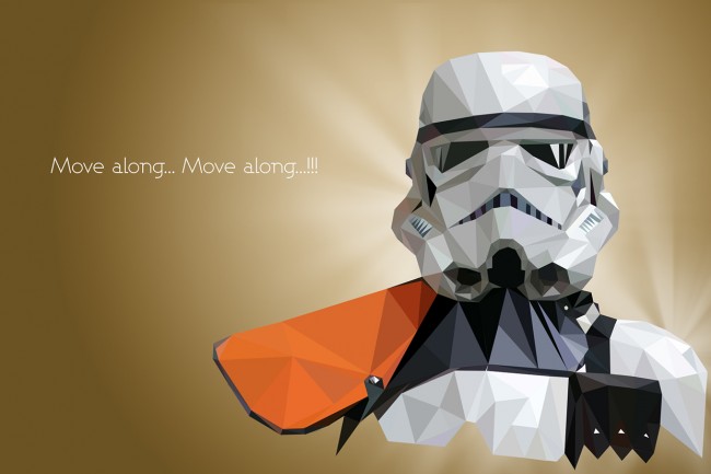 low poly star wars