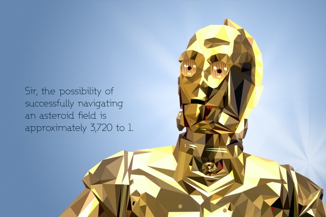 low poly star wars