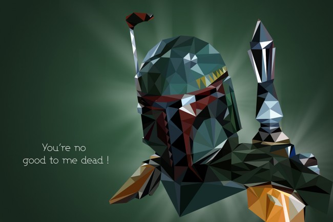 low poly star wars