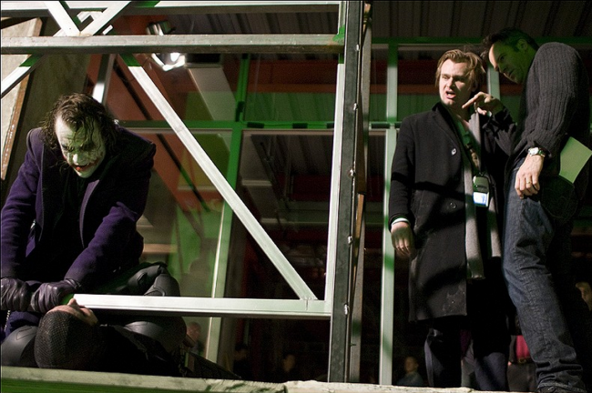 dark knight behind the scenes