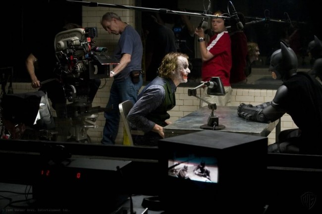 dark knight behind the scenes