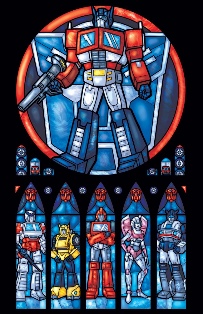 stained glass superhero prints