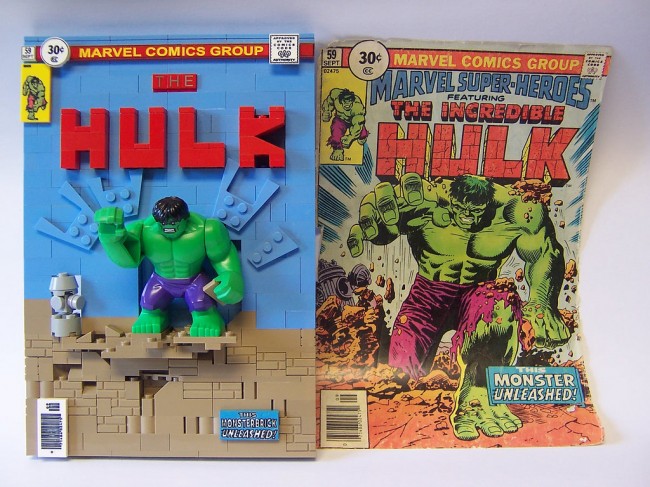 Lego Comic Book Cover