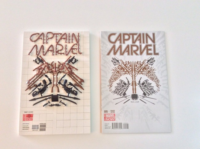 Lego Comic Book Cover