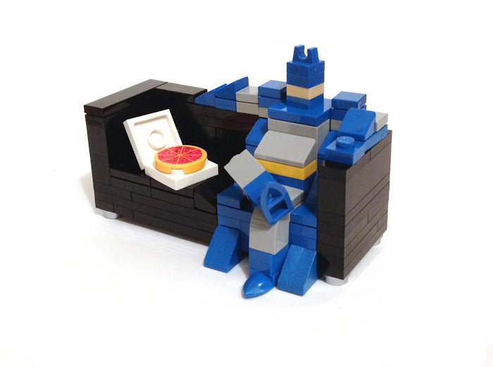 LEGO Superheroes Relaxing At Home