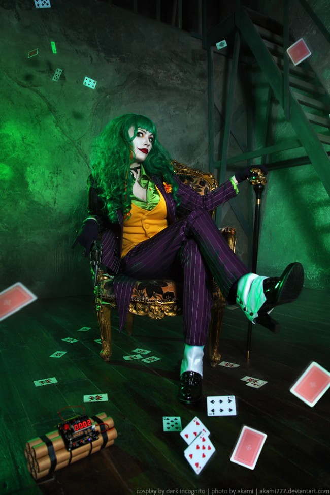 female joker cosplay