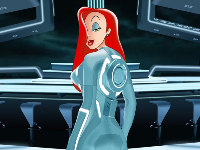 Jessica Rabbit Star Wars Tron
