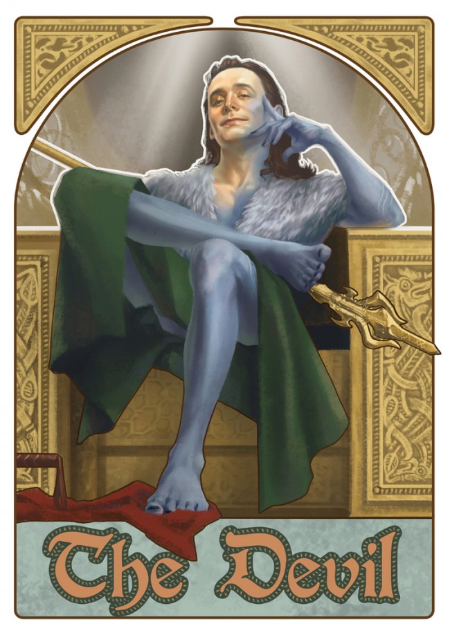 avengers superhero tarot cards