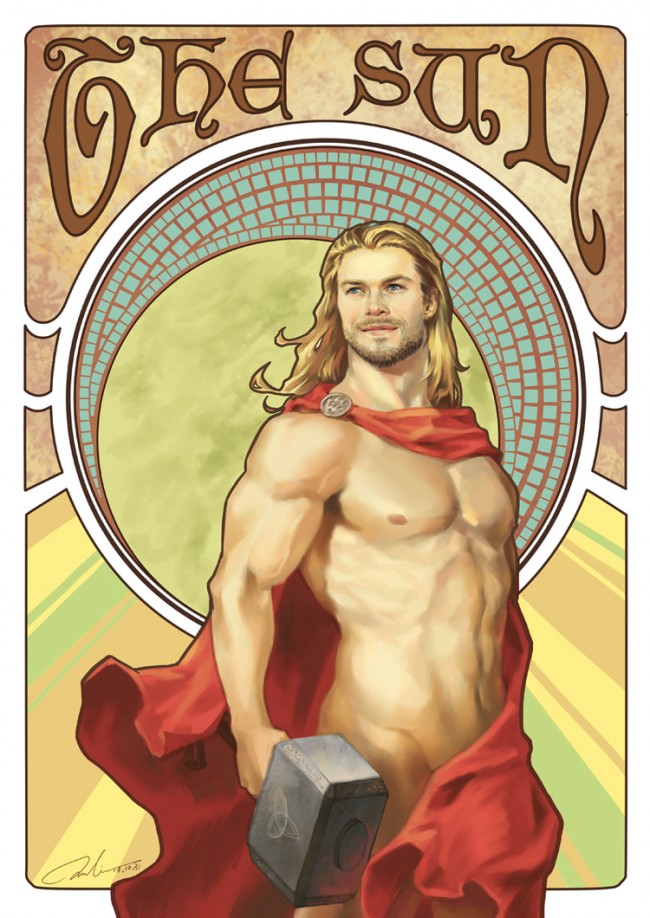 avengers superhero tarot cards