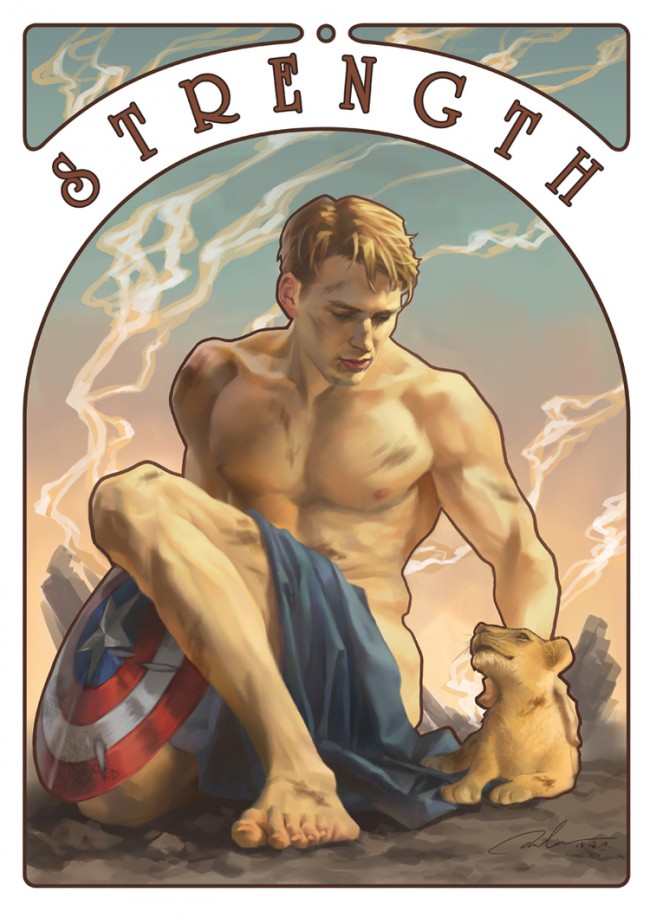 avengers superhero tarot cards