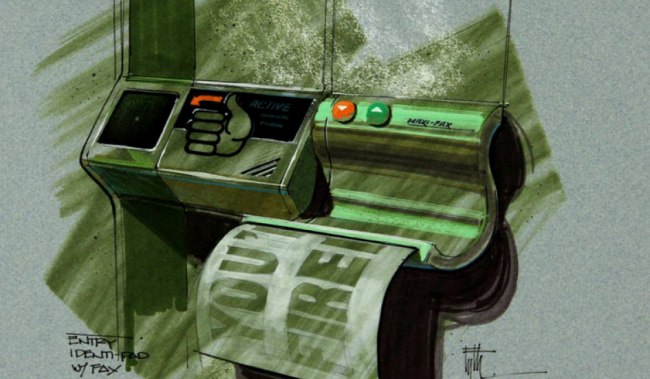 back to the future 2 concept art