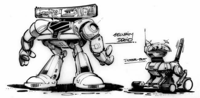 back to the future 2 concept art 2