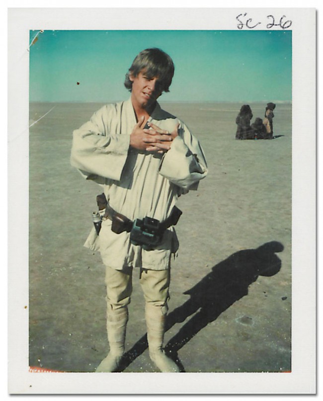 candid star wars polaroid pics