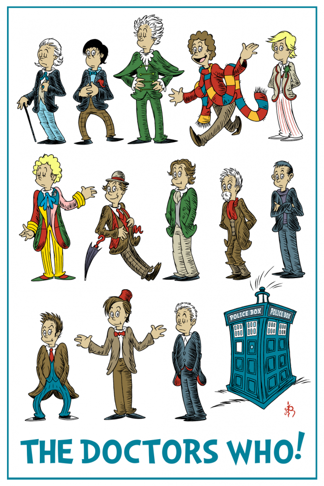 dr who dr seuss mash up