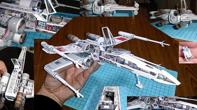 sci fi ship papercraft