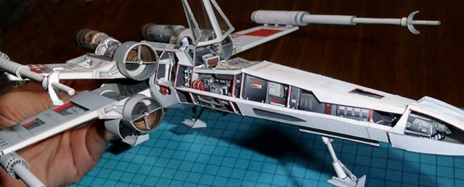sci fi ship papercraft