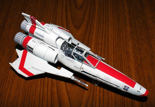 sci fi ship papercraft 5
