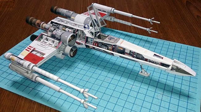 sci fi ship papercraft
