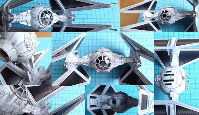 sci fi ship papercraft
