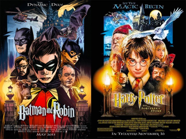 DC variant movie posters