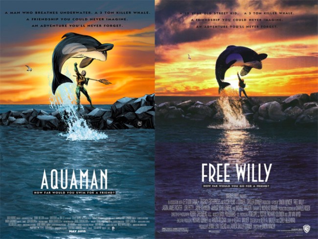 DC variant movie posters