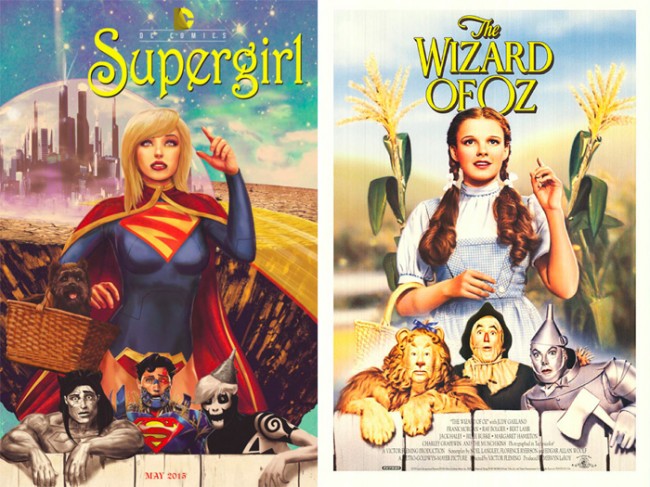 DC variant movie posters