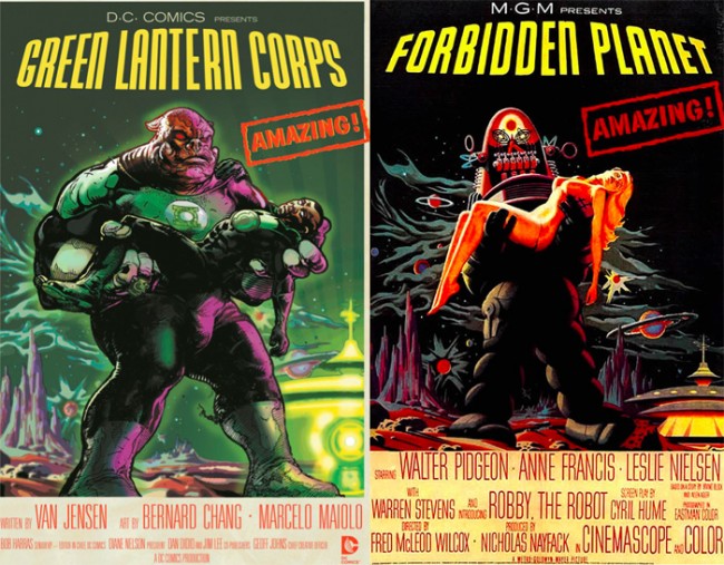 DC variant movie posters
