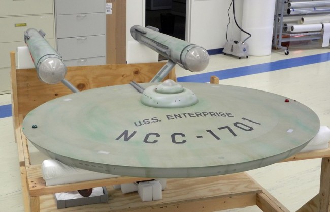 uss enterpise in space dock