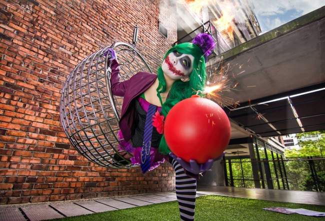 female joker cosplay