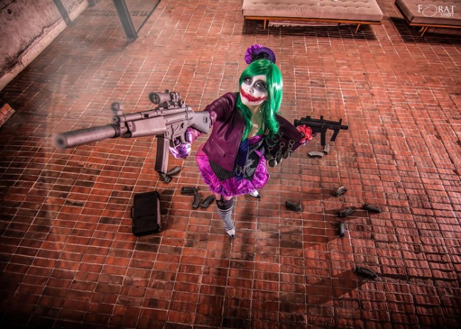 female joker cosplay