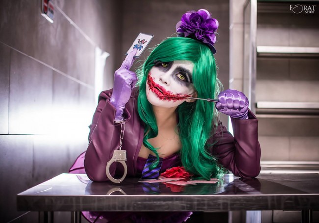 female joker cosplay