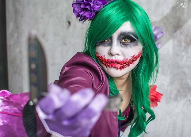 female joker cosplay