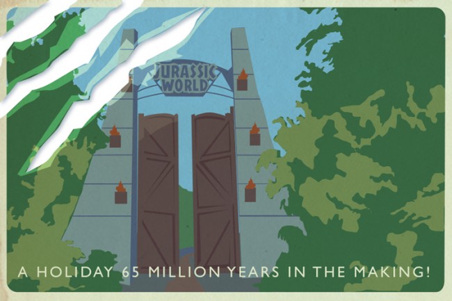 fictional sci fi postcards
