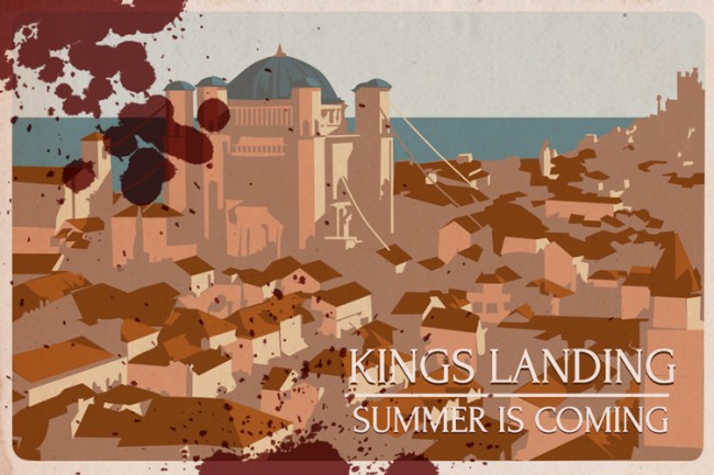 fictional sci fi postcards