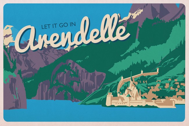 fictional sci fi postcards