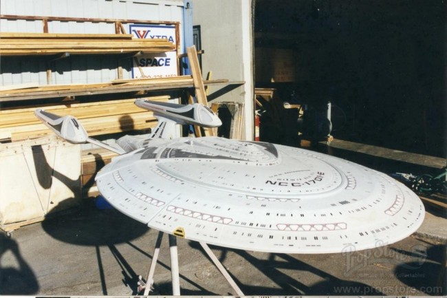 star trek behind the scenes ship models