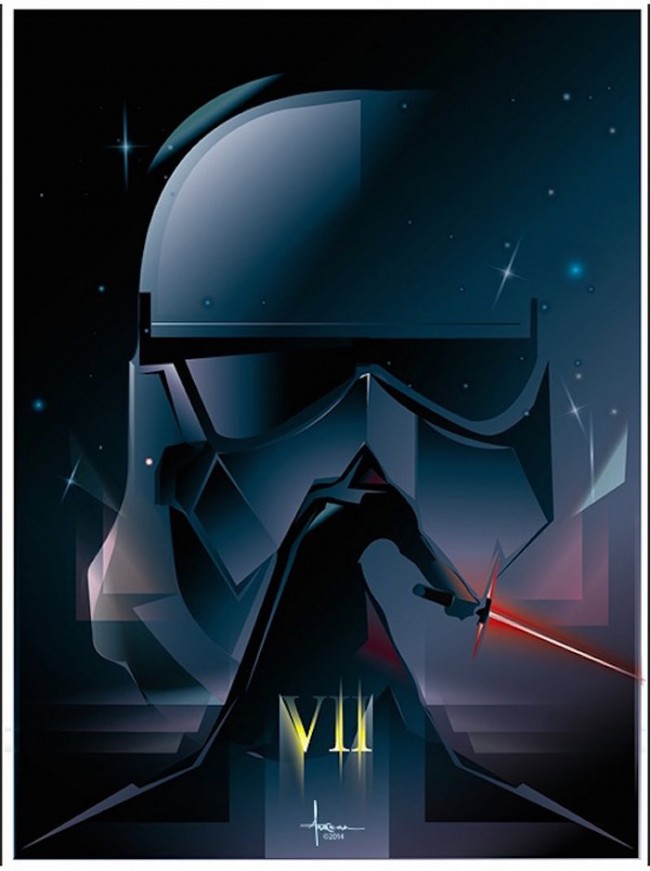 vector art movie posters