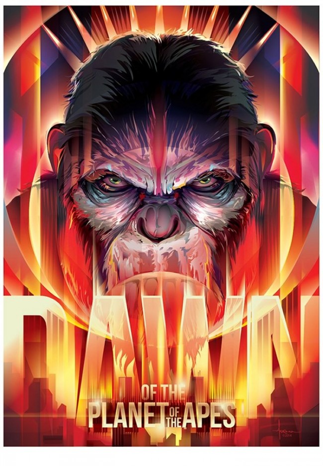 vector art movie posters