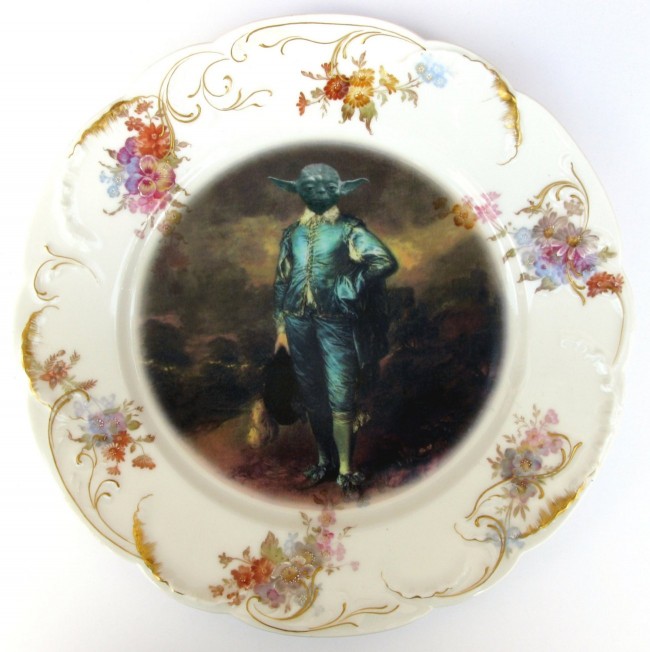 antique star wars plates