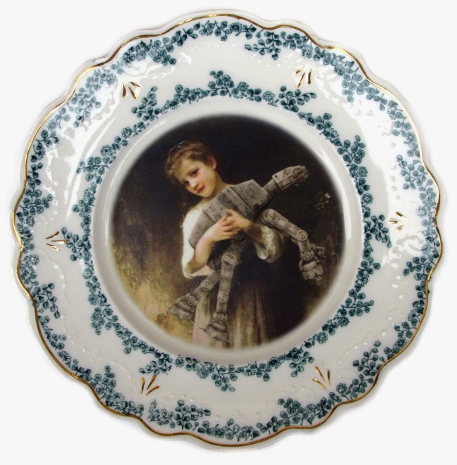 antique star wars plates