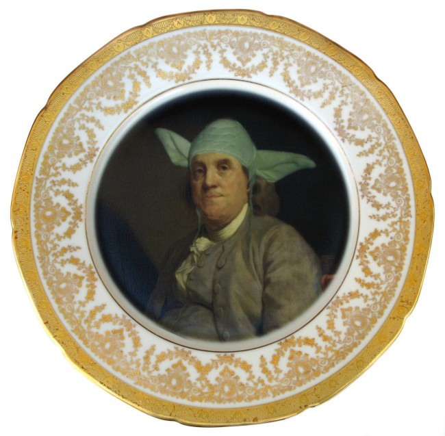 antique star wars plates