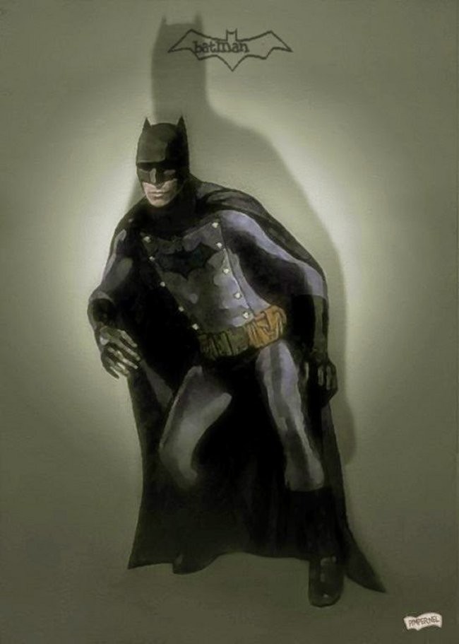 batman pinup art