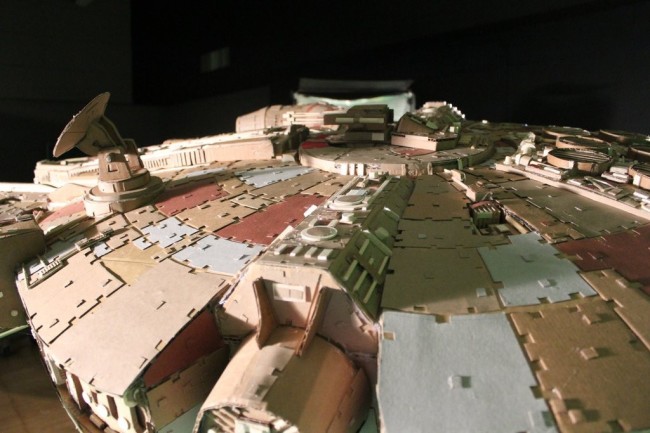 cardboard star wars millenium falcon